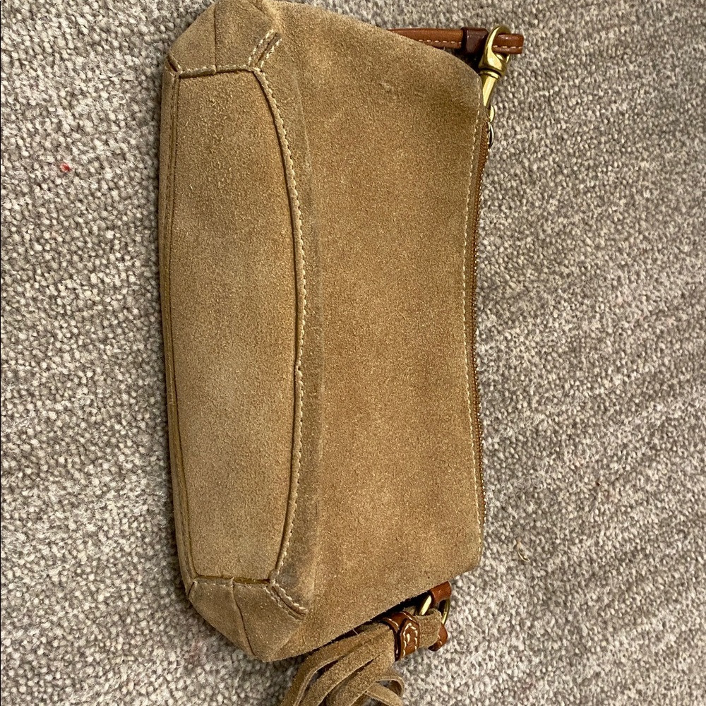 Coach suede wristlet with tassel - Picture 4 of 5